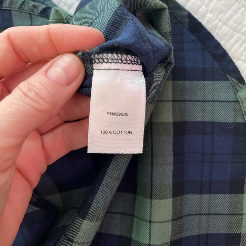 Pendleton 100% Cotton Plaid Button Down Shirt Pre… - image 8